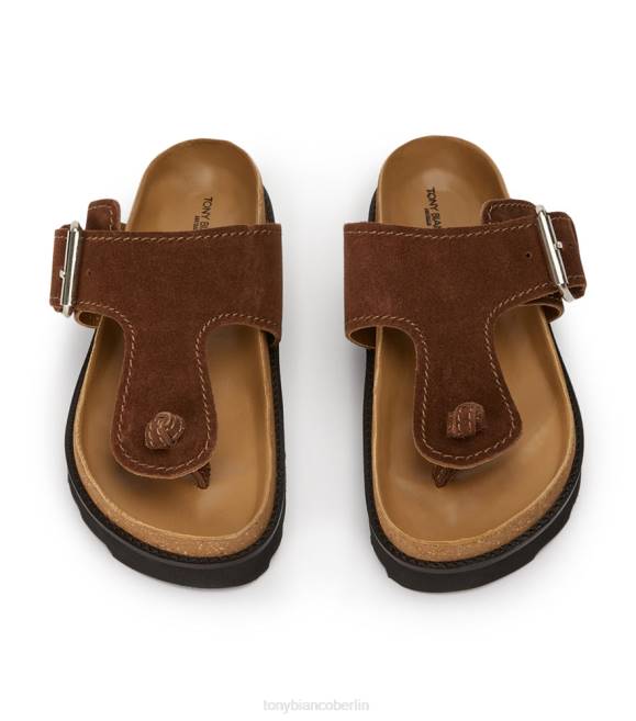 Sandalen| de Tony Bianco Frauen Marlo-Sandalen Schoko-Wildleder 4624661